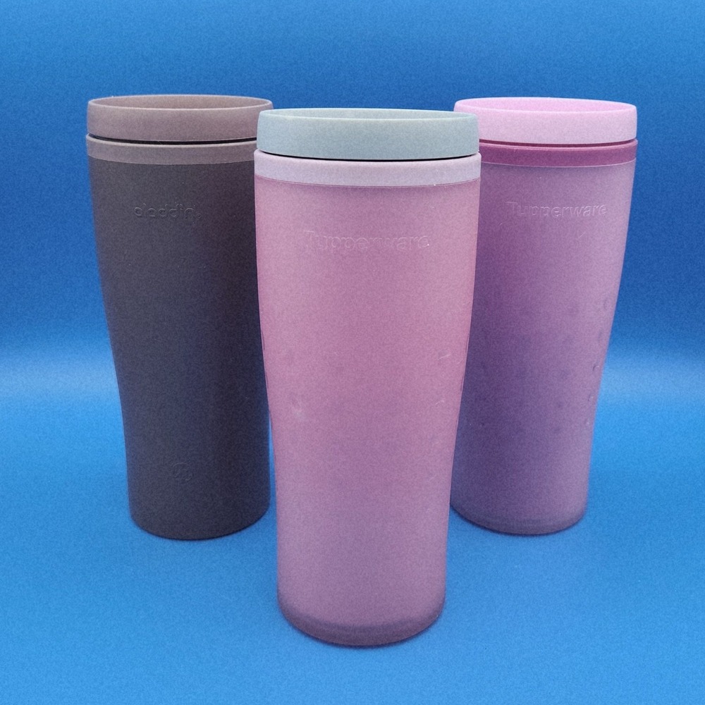 Commuter Travel Mugs, Two Tupperware & One Aladdin Ecycle